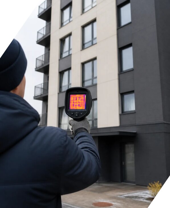 Тепловизионное обследование зданий в Березниках от 5150 р. | ЭкспертизаРоссия